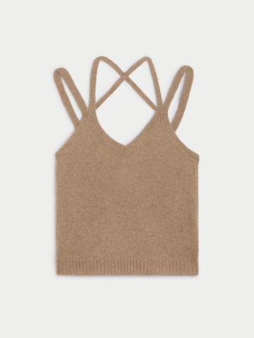 The Toula Tank Top in Cashmere