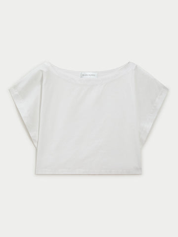 The Kori Crop Top in Cotton Poplin