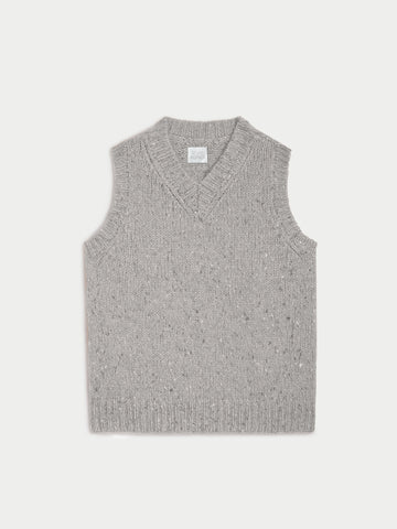 The Nico Vest in Luxtweed Cashmere