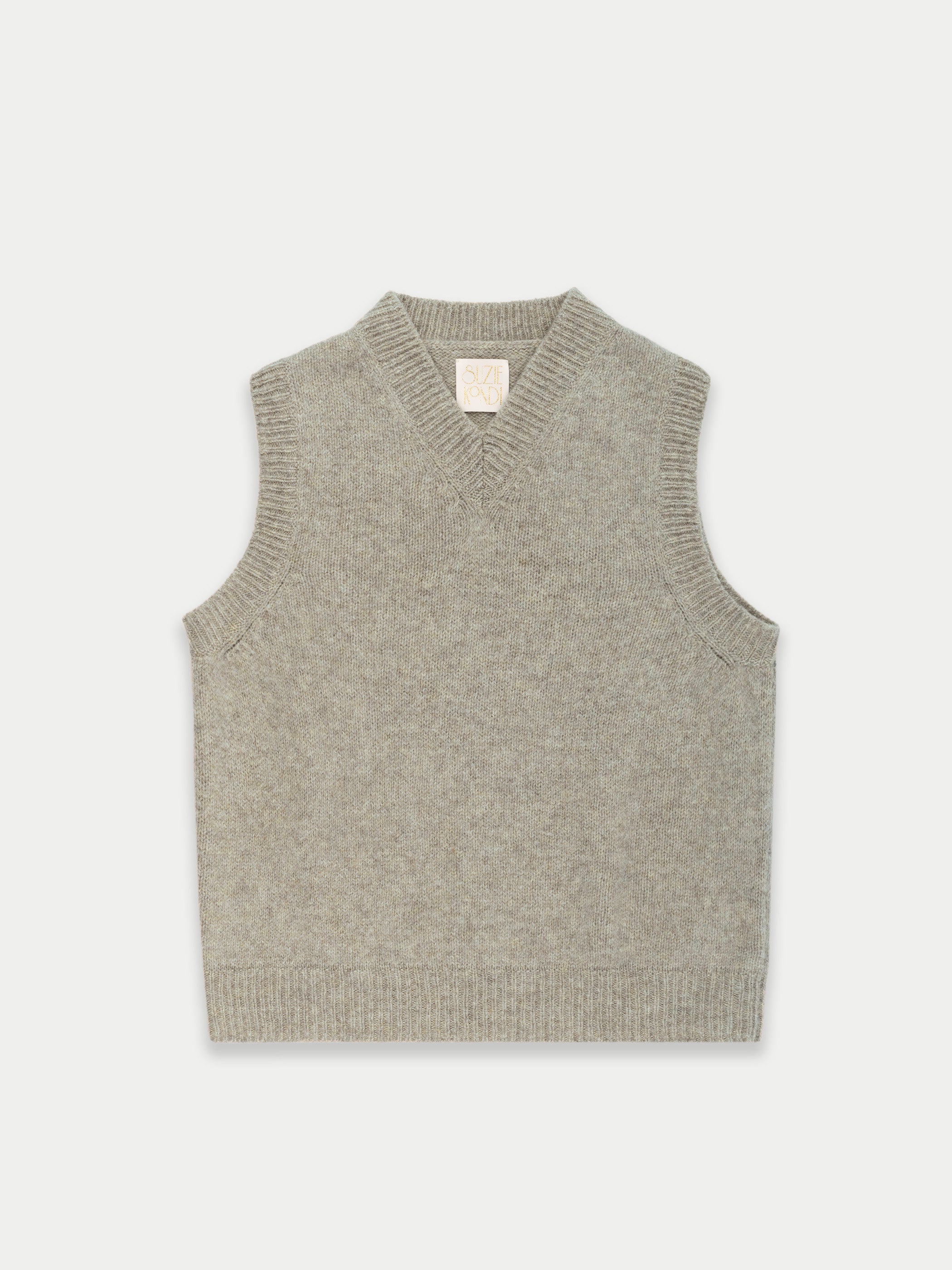 The Nico Shrunken Vest in Cashmere – Suzie Kondi