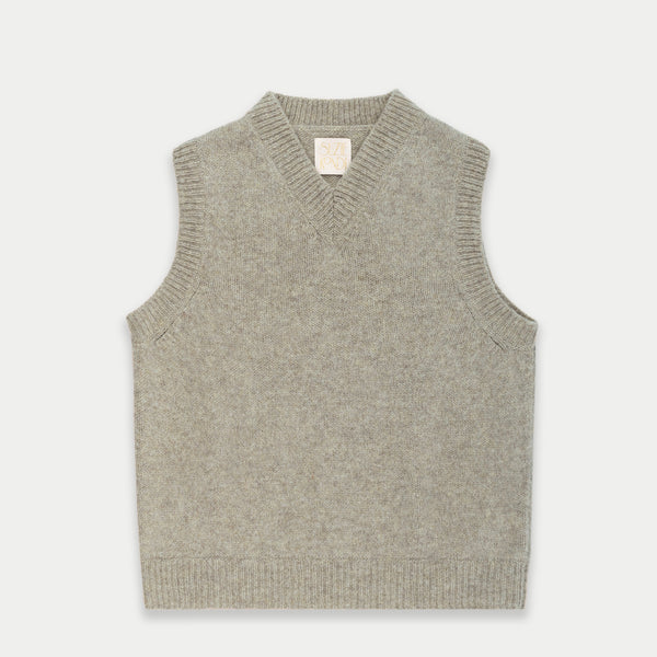 トップス maatee&sons 24aw CASHMERE RIVER vest 24aw】MAATEE&SONS(マーティーアンドサンズ)/ 鹿 BRITISH ARMY