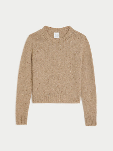 The Selini Crewneck in Luxtweed Cashmere