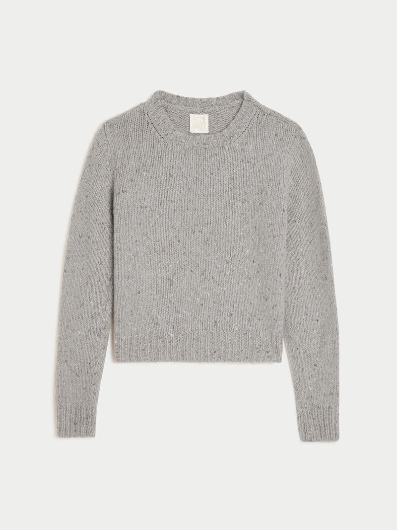 The Selini Crewneck in Luxtweed Cashmere 