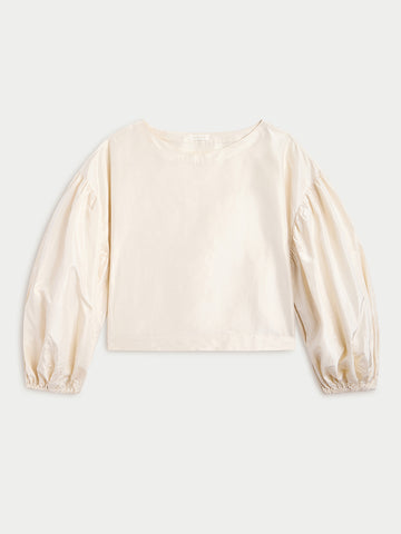 Balon Top in Silk Taffeta