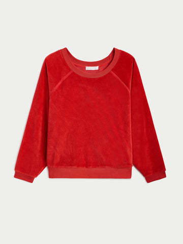 The Tilos Raglan in Velour