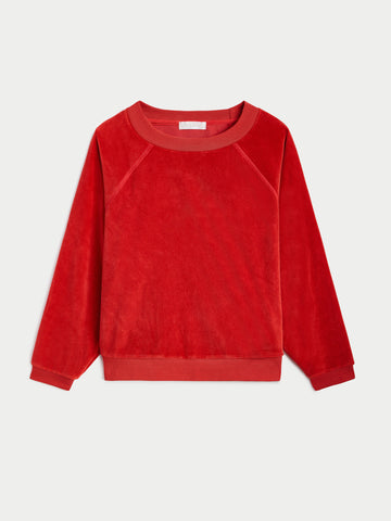 The Tilos Raglan in Velour