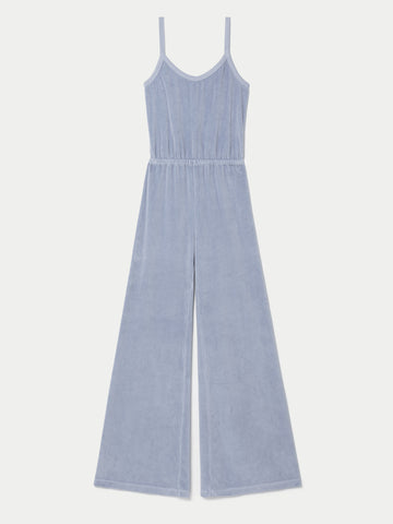 The Elma Flare Jumpsuit in Velour