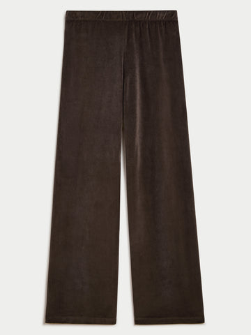 The Lito Low Rise Flare Pants in Velour