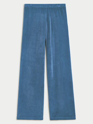 The Lito Low Rise Flare Pants in Velour