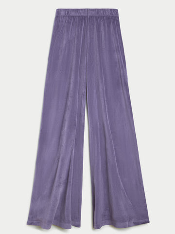 The Lito Low Rise Flare Pants in Velour