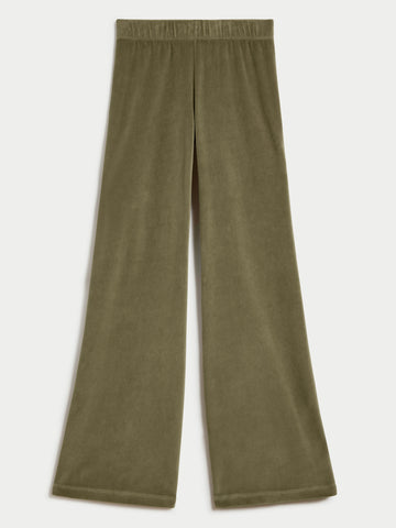 The Lito Low Rise Flare Pants in Velour