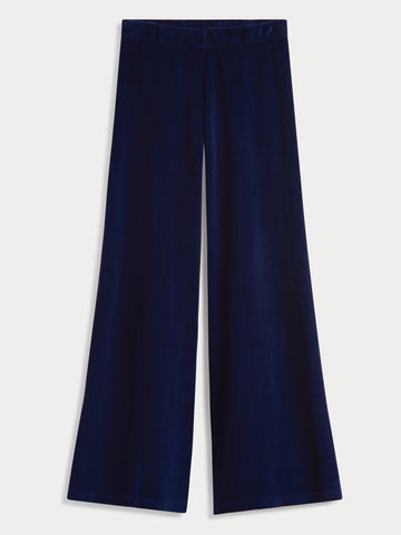 The Lito Low Rise Flare Pants in Velour