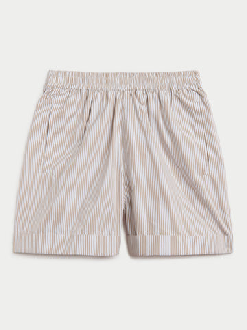 The Banker Boxers in Striped Cotton Poplin