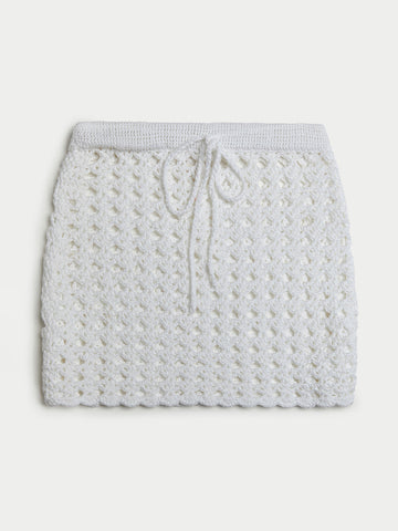 The Crete Skirt in Cotton Crochet