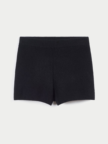 The Zef Ribbed Shorts in Cashmere