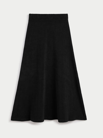 The Sienna Midi Skirt in Terry