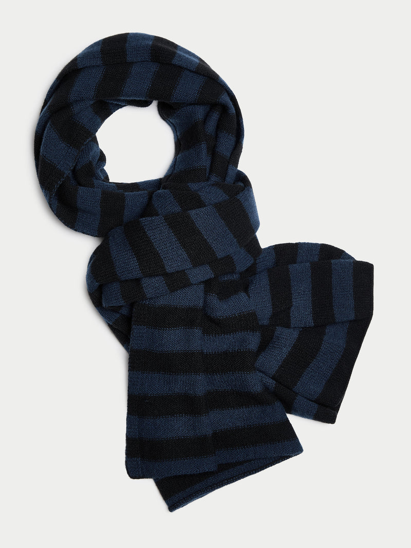 Black-Navy Stripe