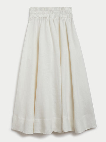 The Kyria Linen Circle Skirt