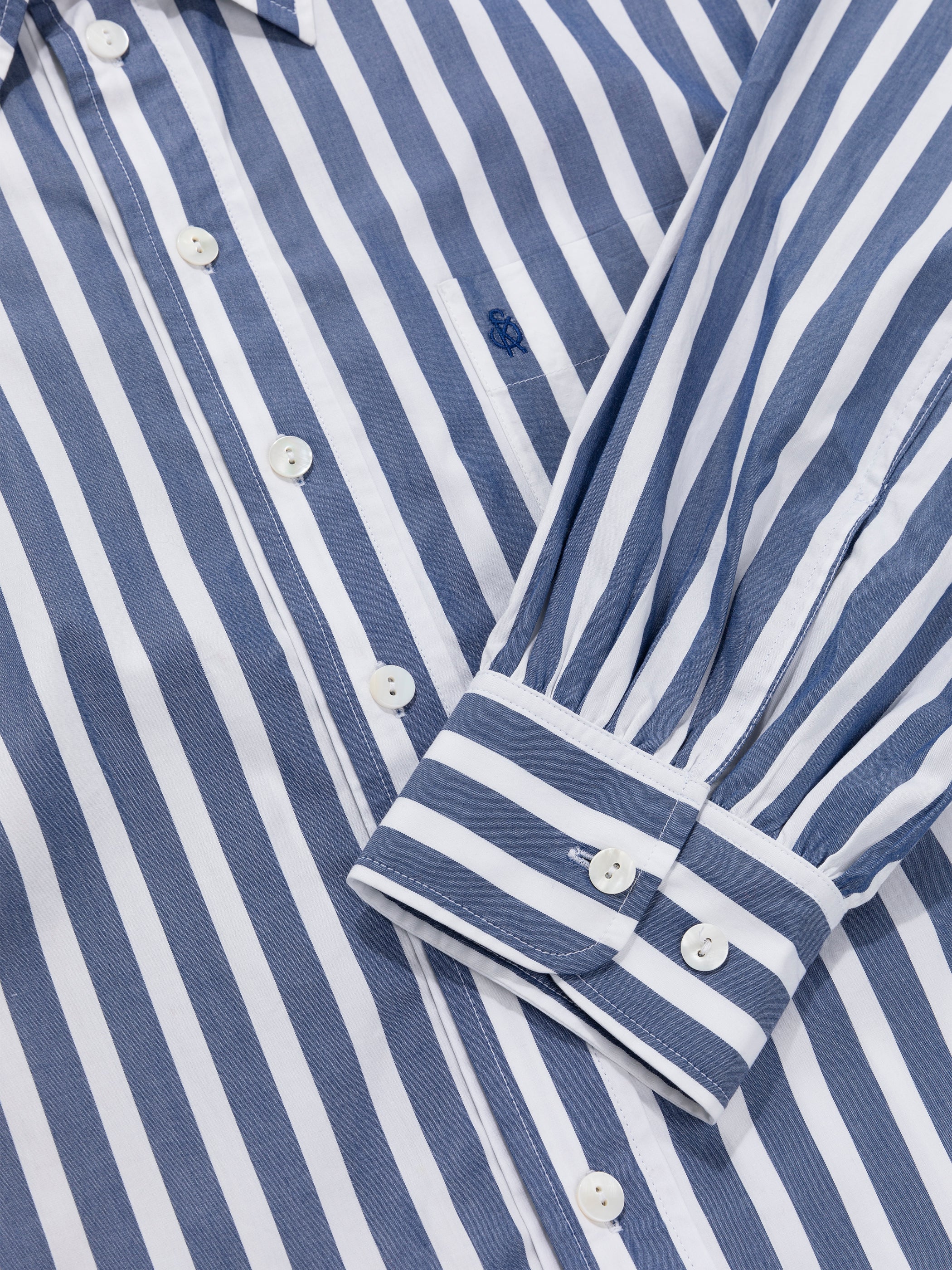 Wide Navy Stripe 