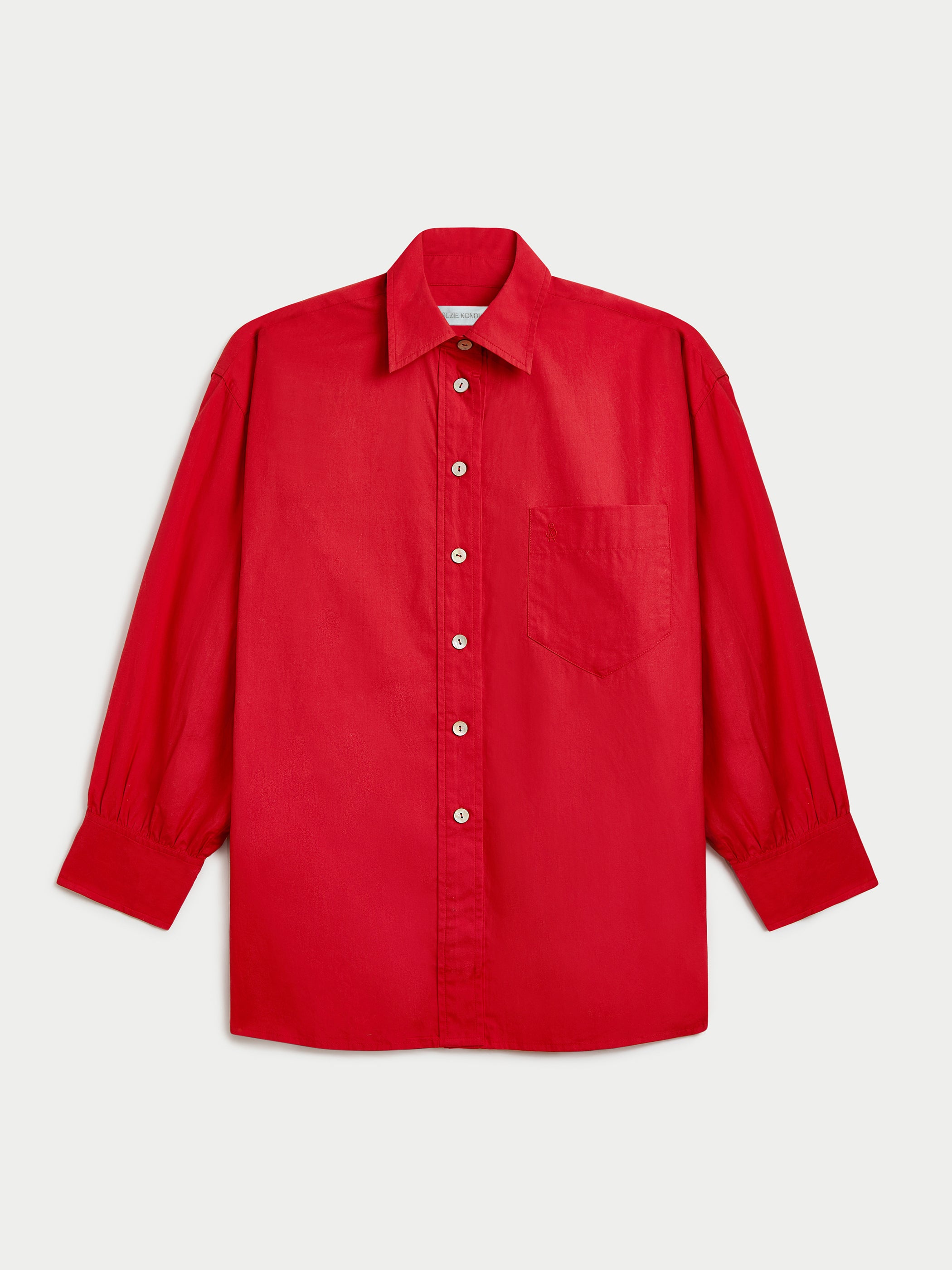 kappa dress shirt White Red and Black Striped Long Sleeve - Unisex