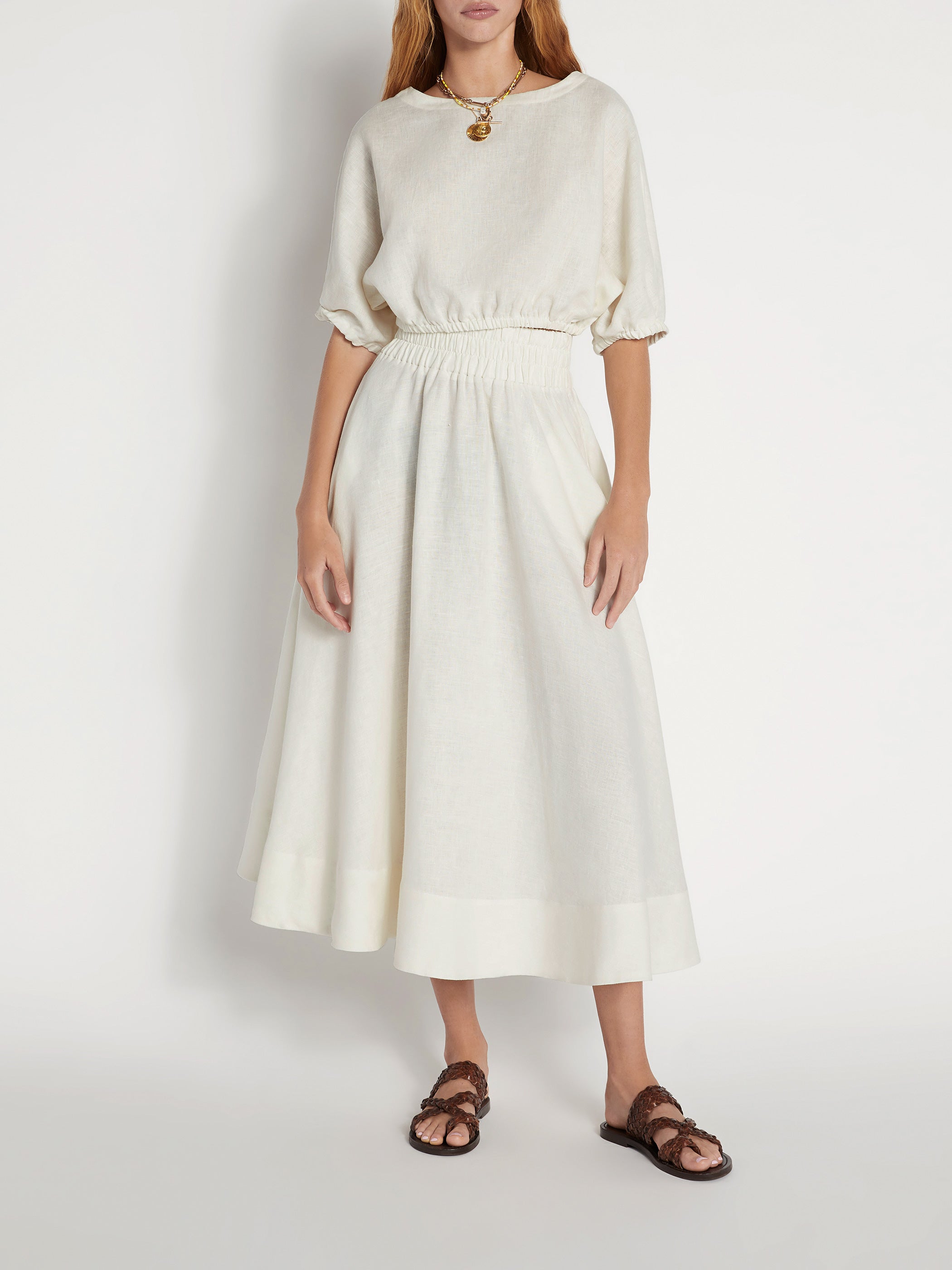 The Kyria Linen Circle Skirt – Suzie Kondi