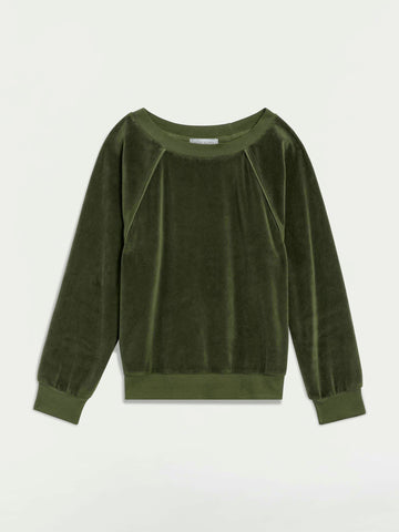 The Saba Raglan Top in Velour
