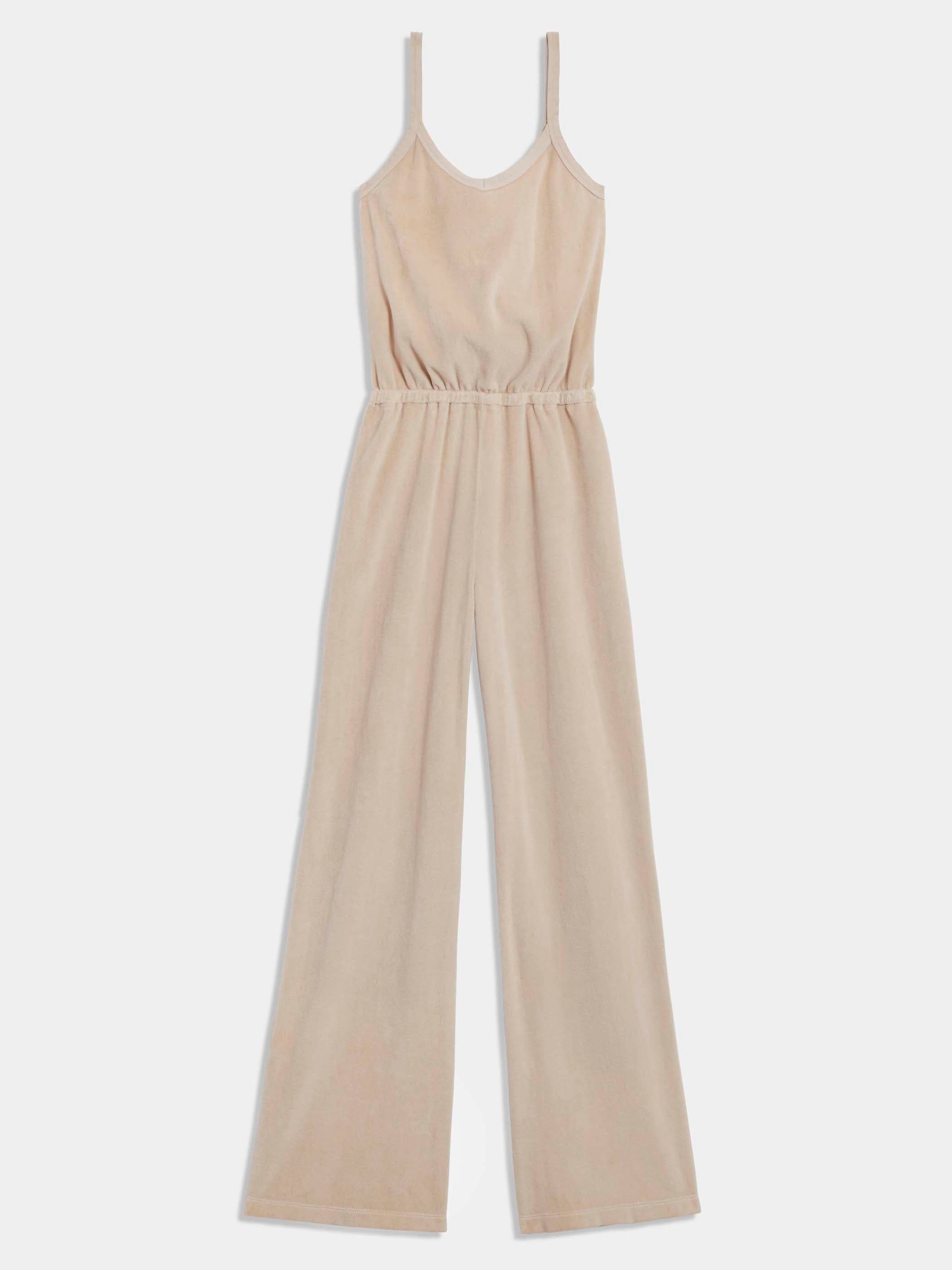 The Elma Flare Jumpsuit in Velour – Suzie Kondi