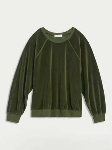 The Samos Oversized Sweatshirt in Velour