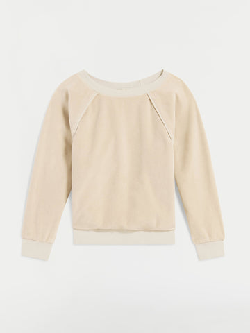 The Saba Raglan Top in Velour