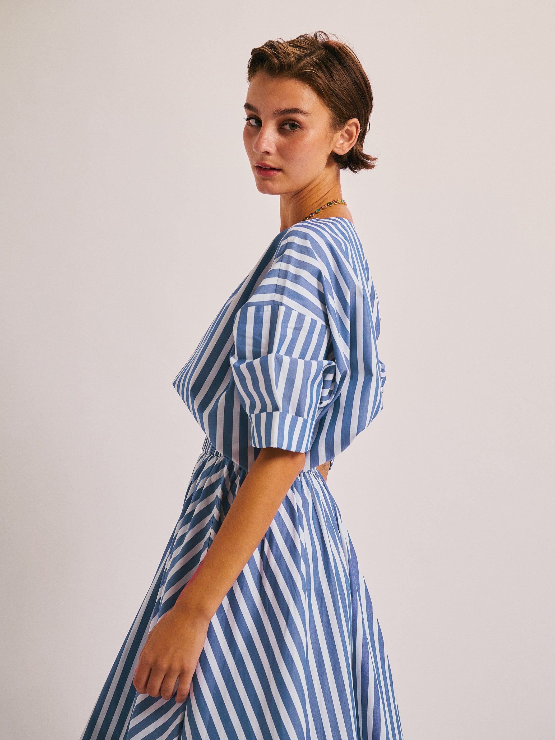 Wide Navy Stripe 