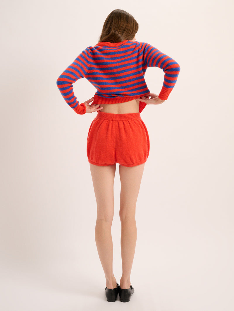 Sapphire-Cherry Stripe 