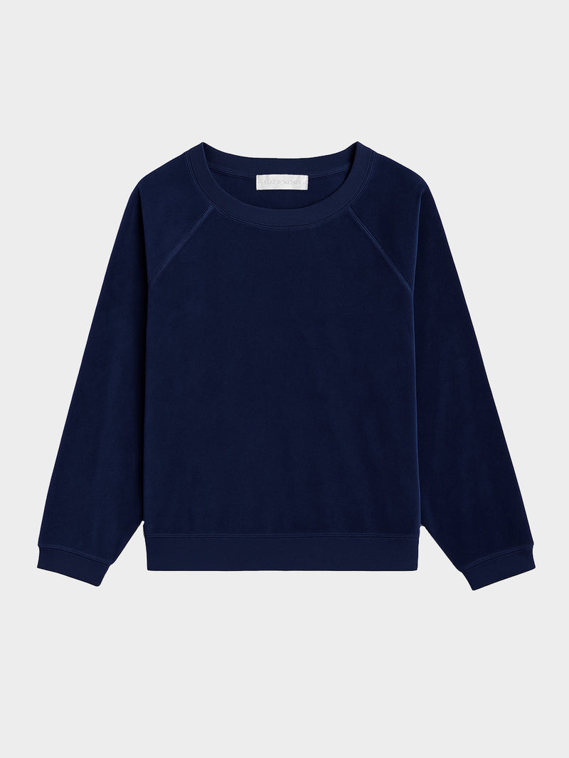 トップス BASERANGE velour Long Sleeves Pullover Tilos Sweatshirt in Velour – Suzie Kondi