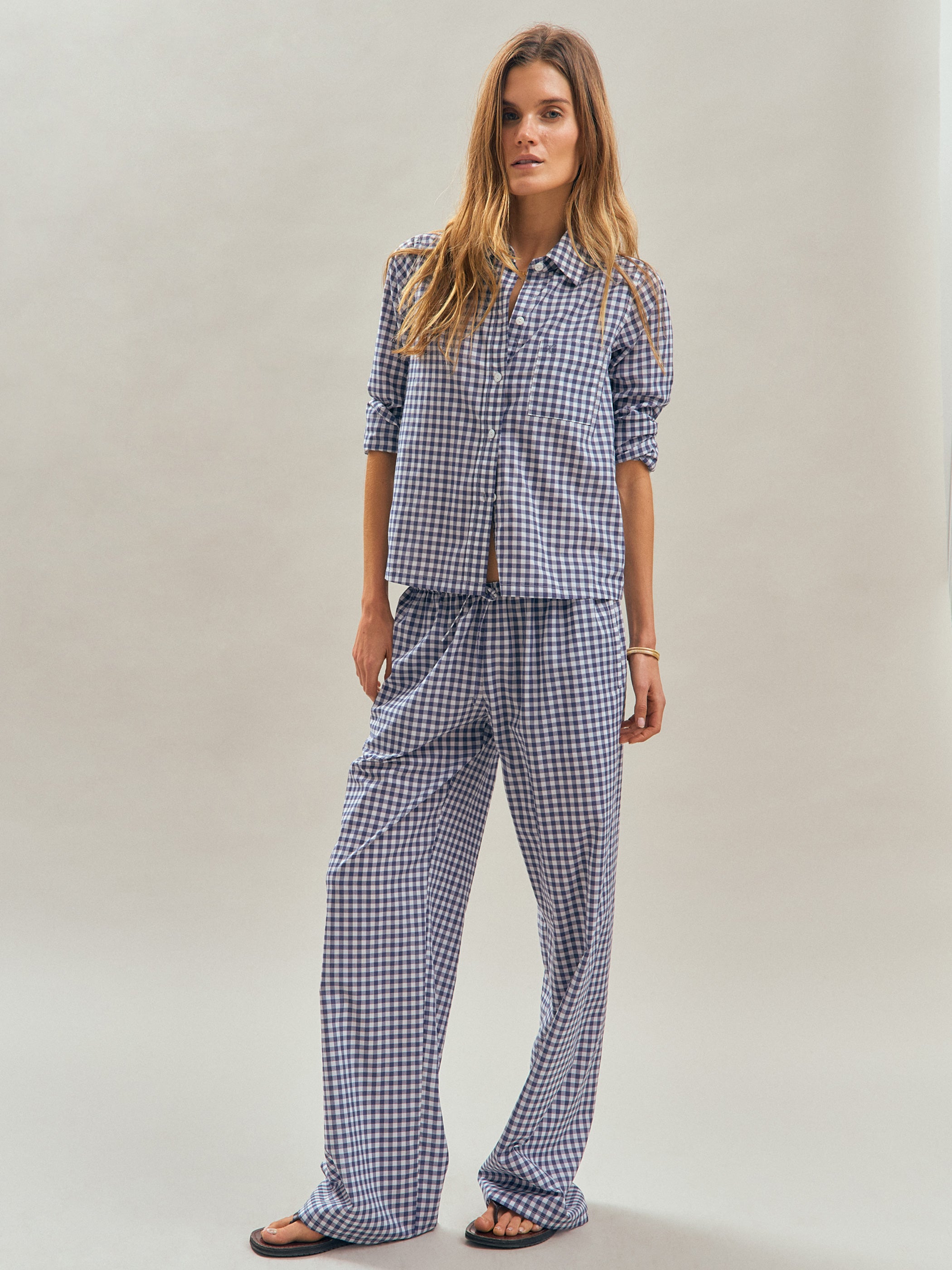 Small Navy Gingham 