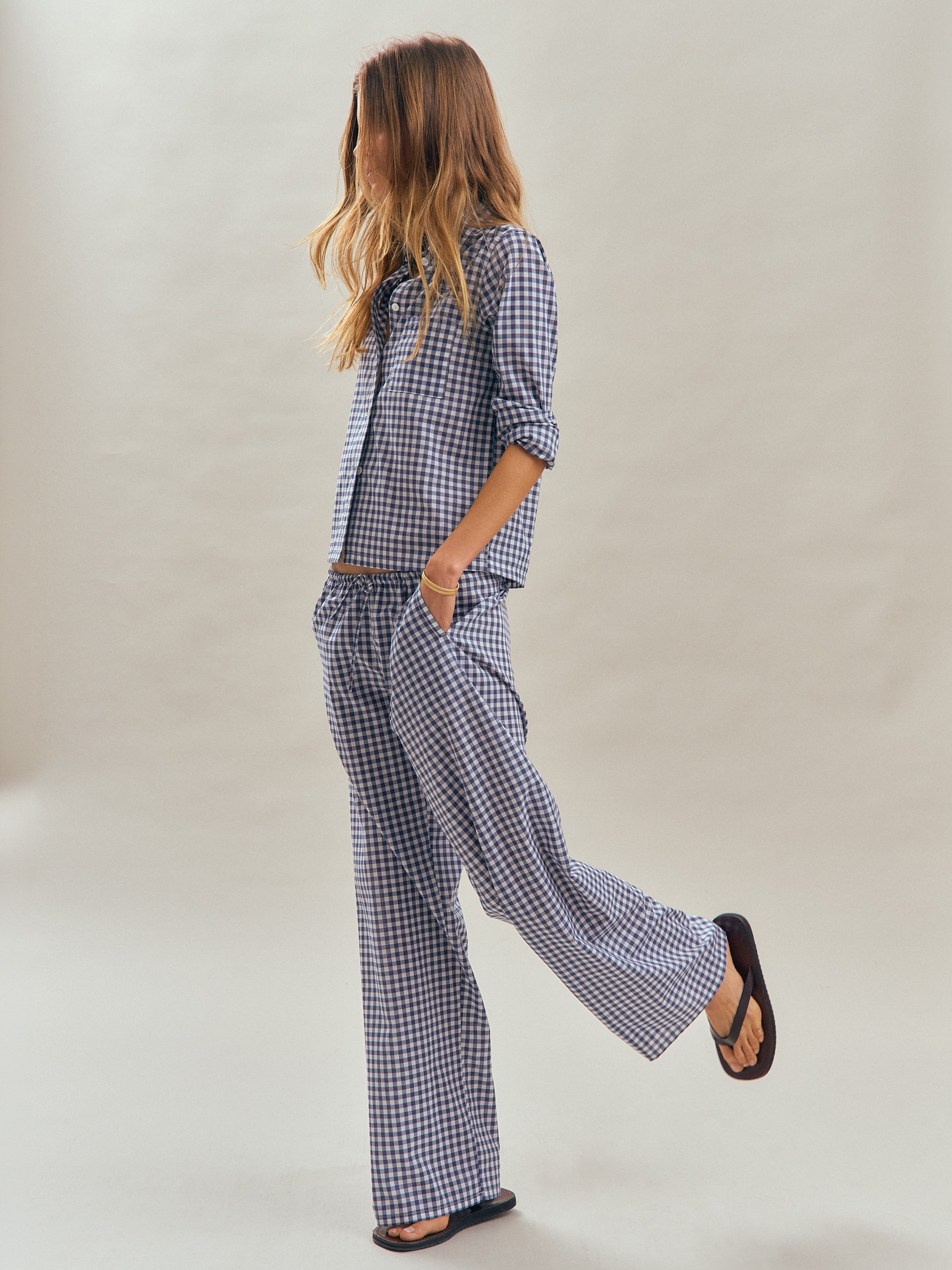 Small Navy Gingham 