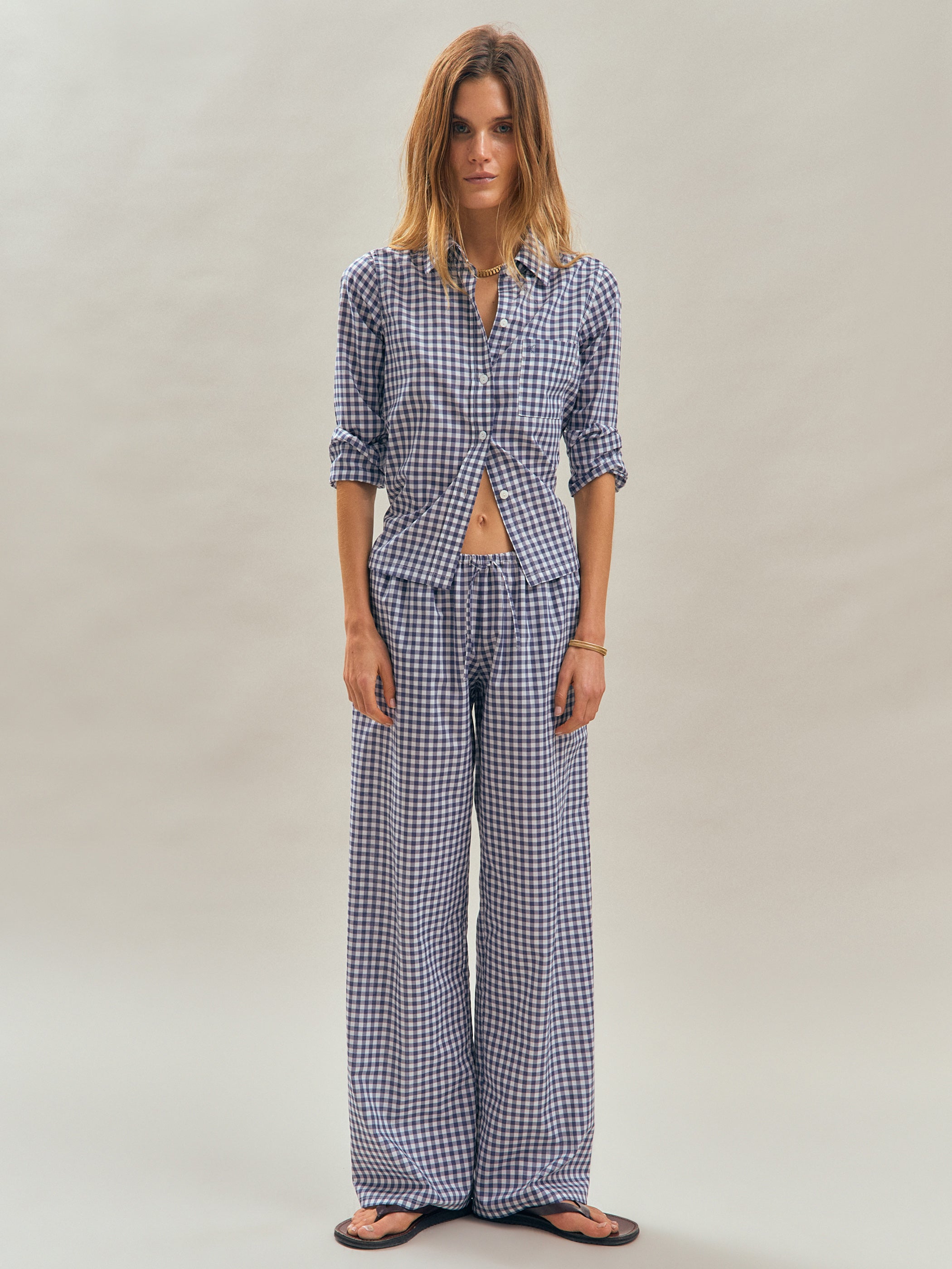 Small Navy Gingham 