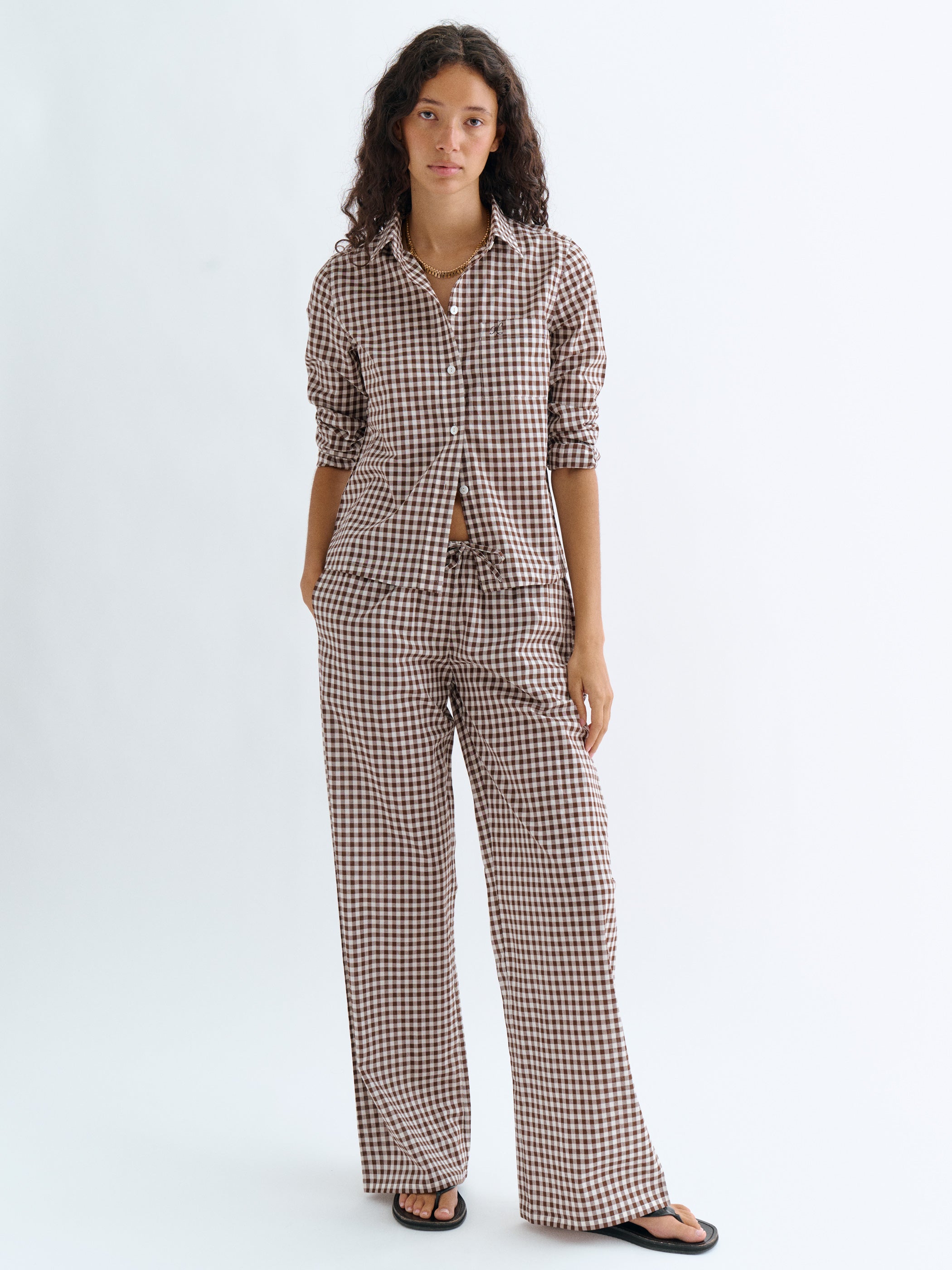 Small Truffle Gingham 