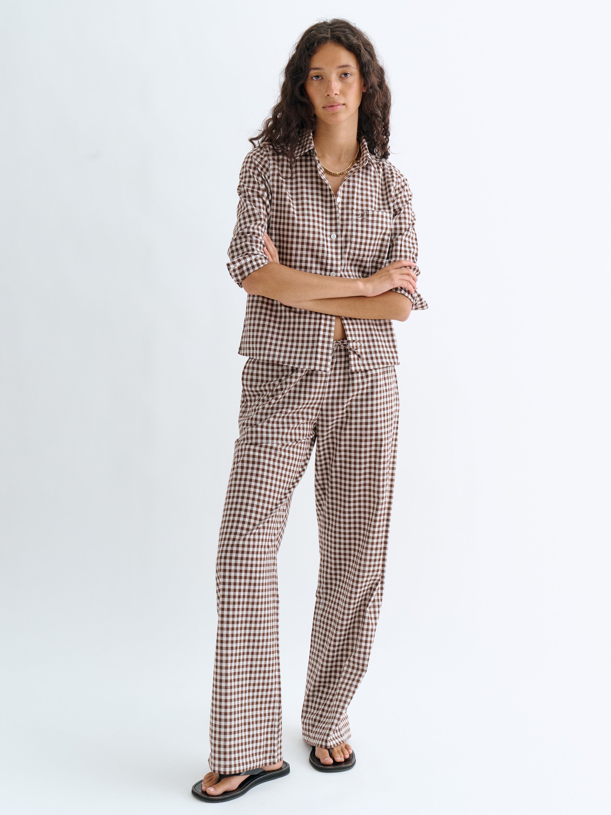 Small Truffle Gingham 