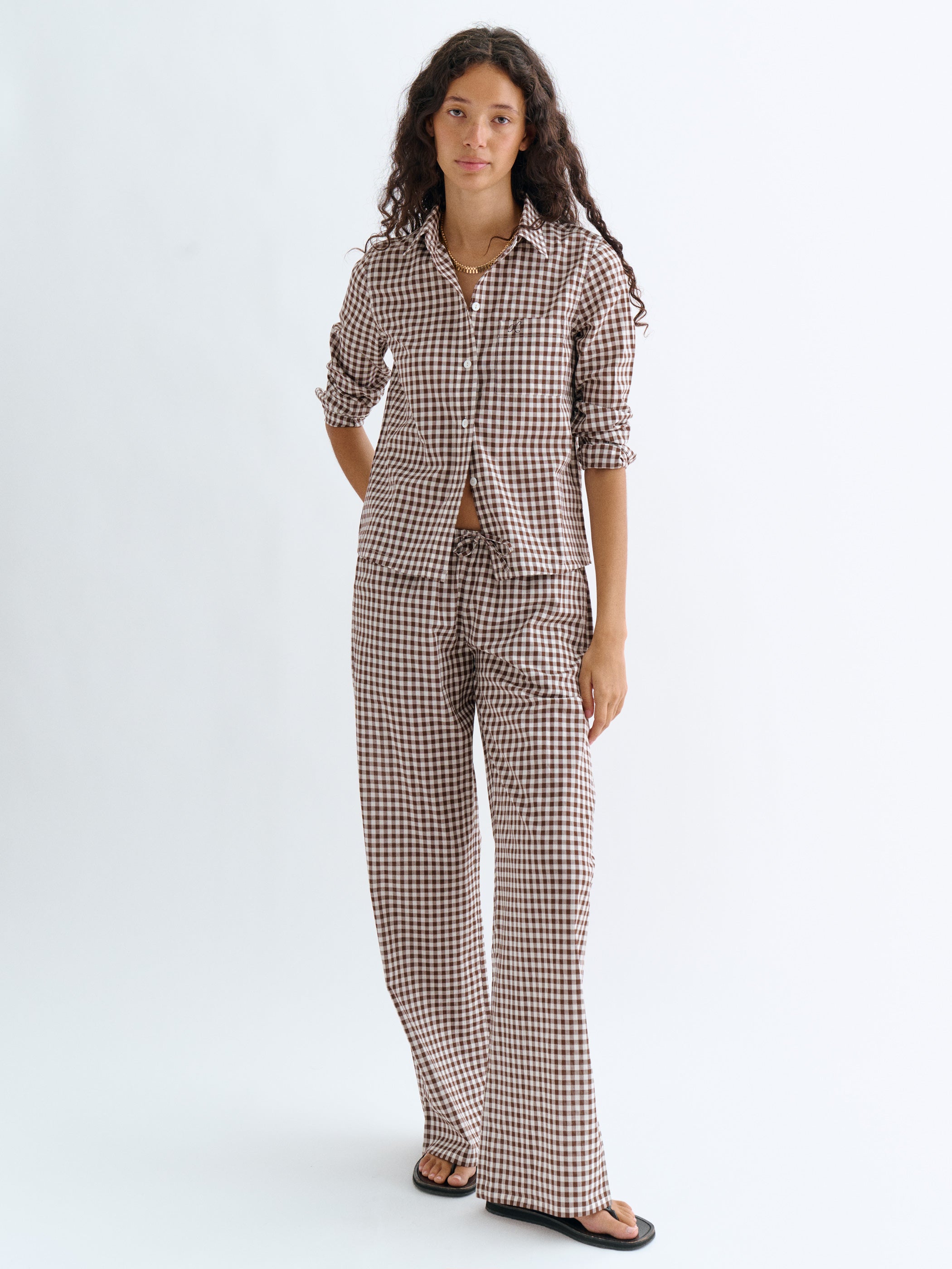 Small Truffle Gingham 