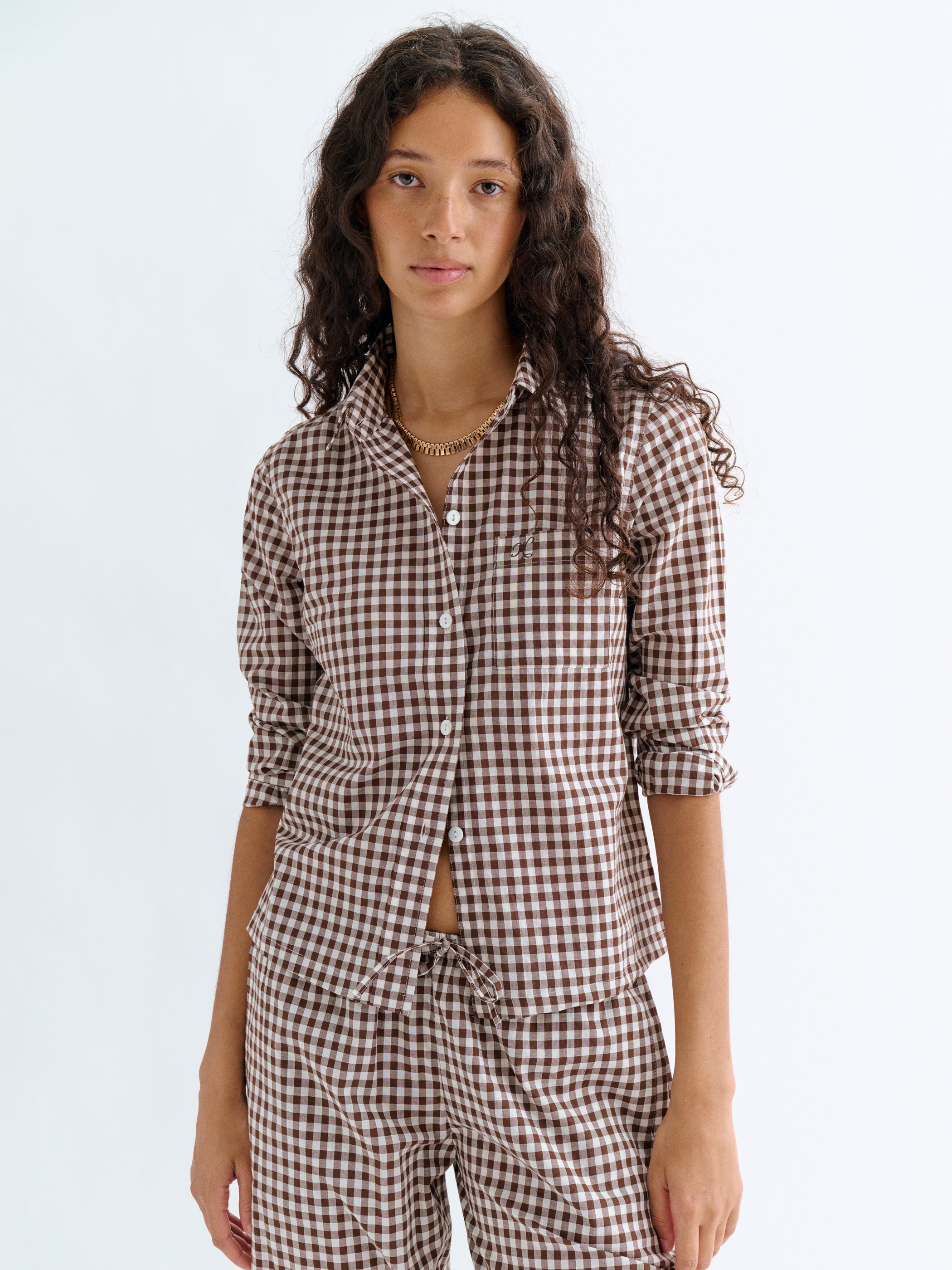 Small Truffle Gingham 