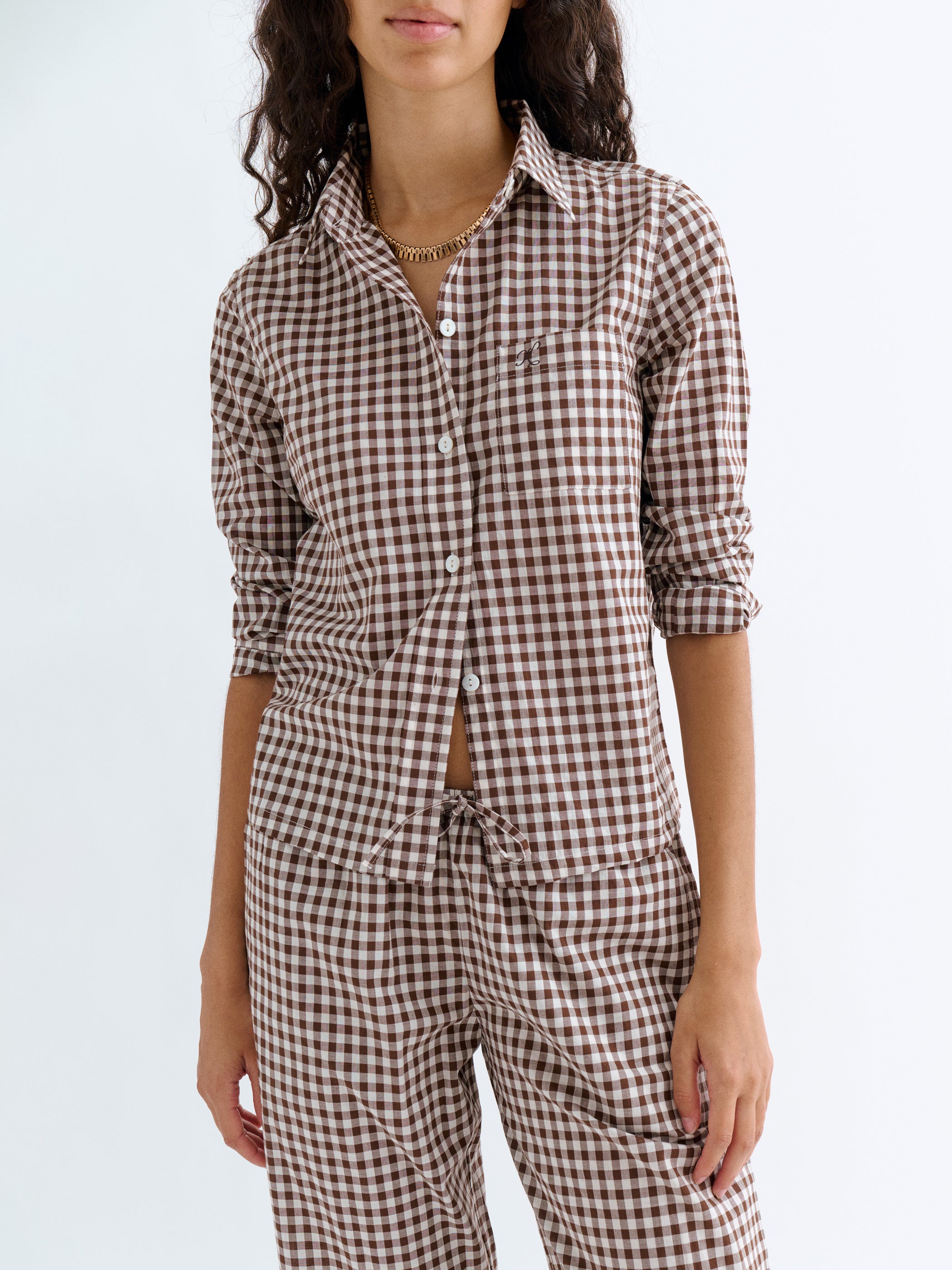 Small Truffle Gingham 