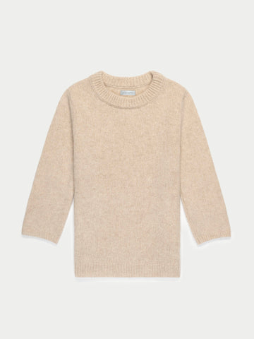 The Ella Elbow Sleeve Sweater in Cashmere