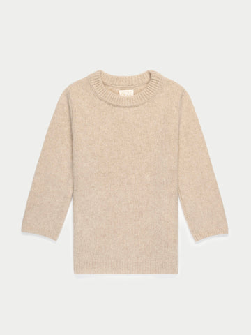 The Ella Elbow Sleeve Sweater in Cashmere