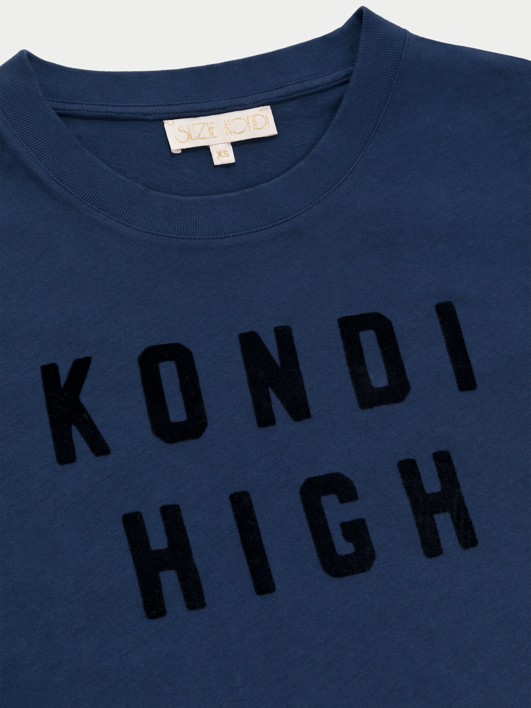 【売切最終】suzie kondi KONDI HIGH ネイビー Tシャツ S The Kondi High Tee in Organic Cotton – Suzie Kondi